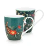 Winter Wonderland Set/2 Tasse Xl Grun