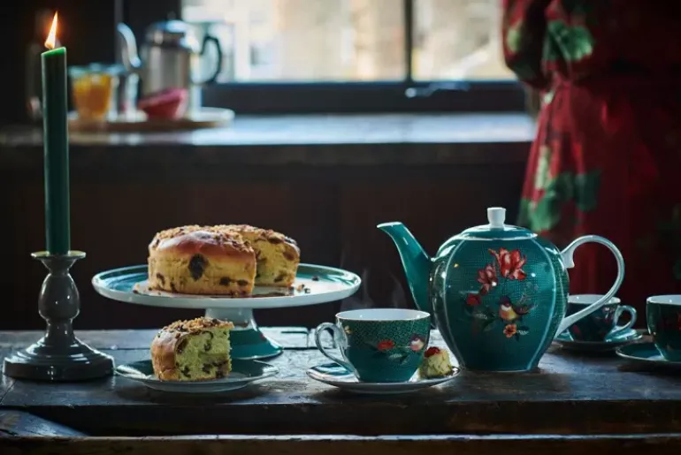 Winter Wonderland Tea Set/3 Grun