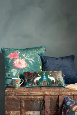 Zierkissen Quilted Dunkelblau